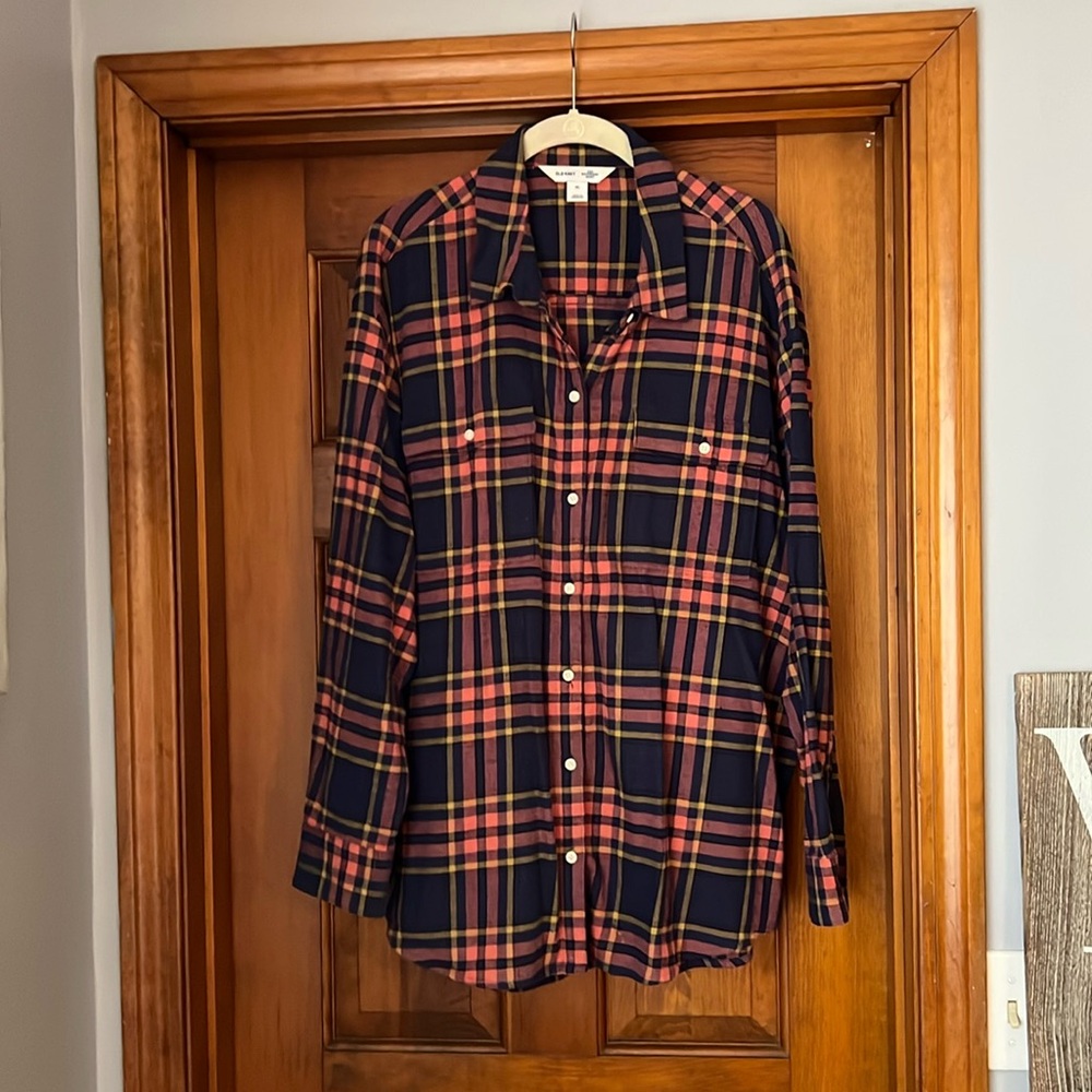 EUC plaid button down